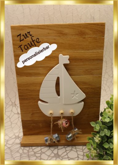 personalisiertes Geschenk zur Taufe
Geldgeschenk zur Taufe