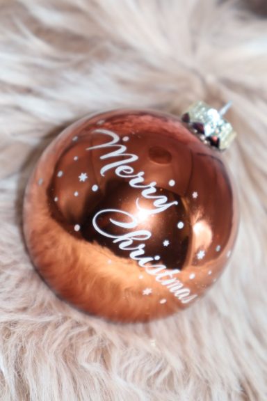 laser gravierte Weihnachtskugel
gravierte Christbaumkugel